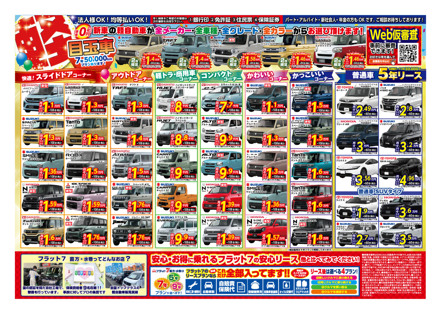 フラット7直方